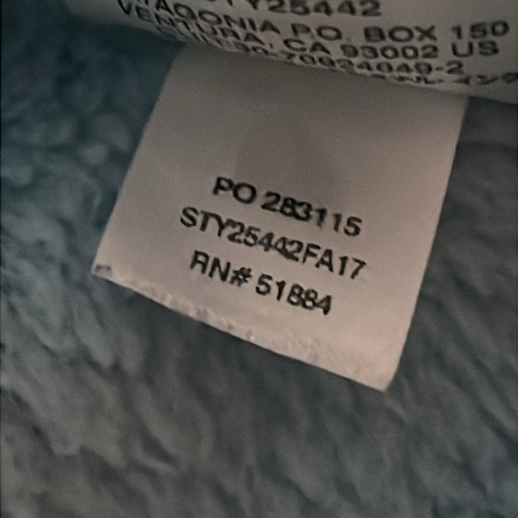 Patagonia Re-Tool Half Snap Light Blue Fleece Pullover - Picture 6 of 6